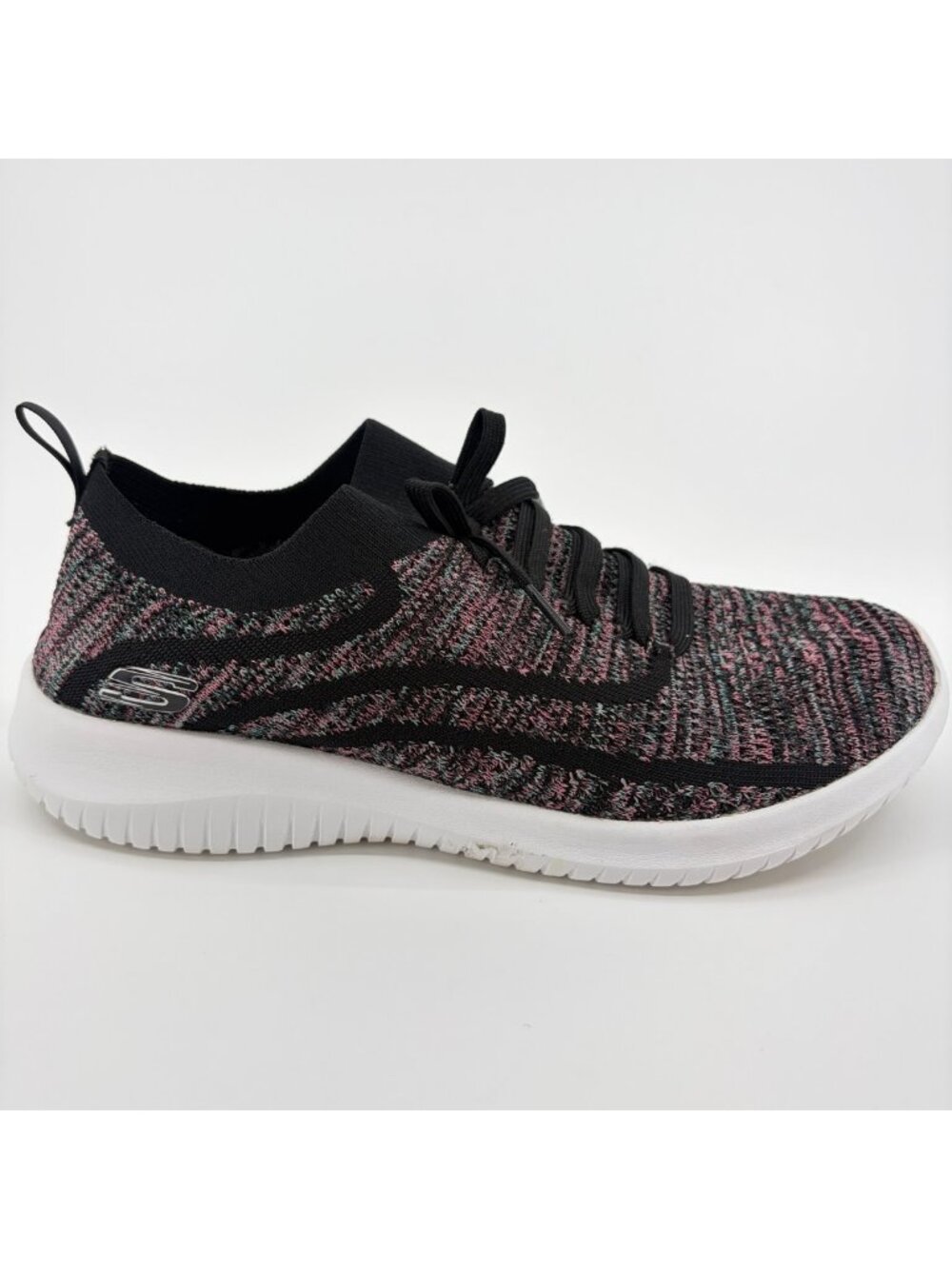 Skechers Ultra Flex Statements Womens Size 9.5 Black Running Shoes Sneakers